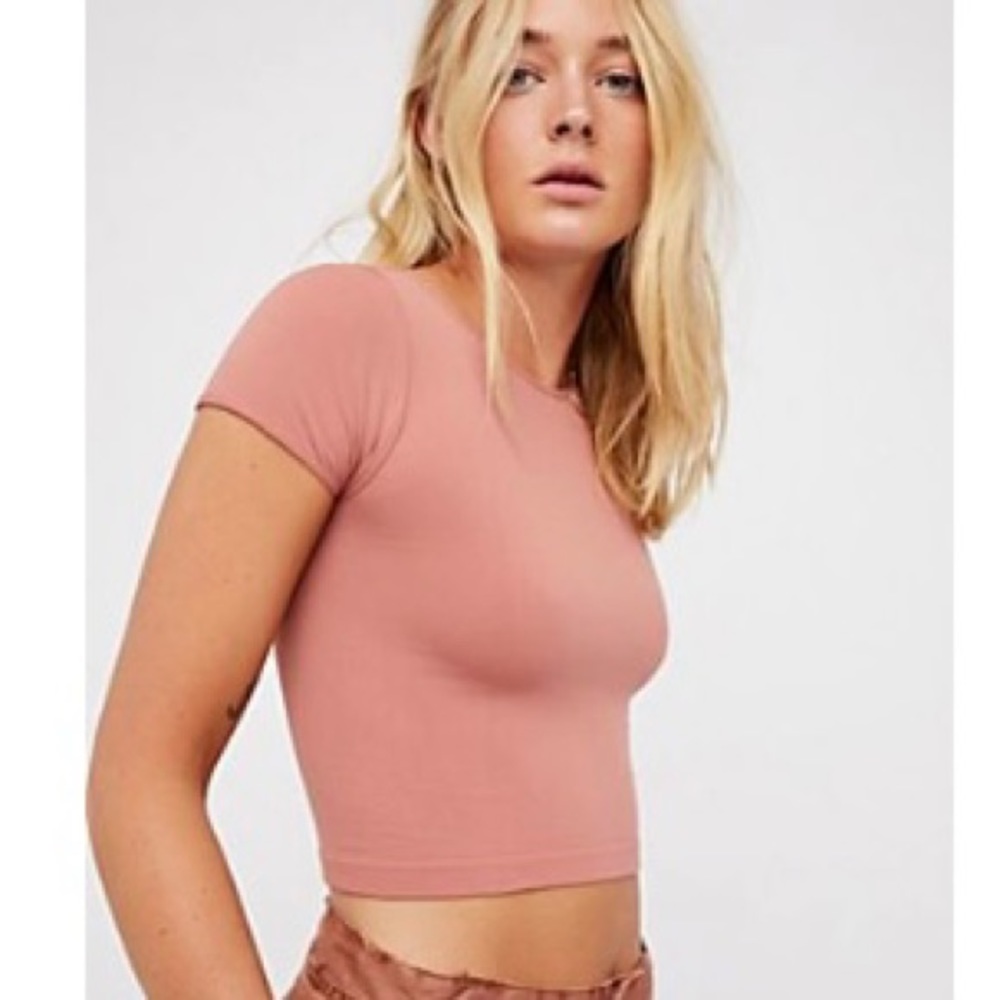 Free People // Seamless Cap Sleeve Cami // M/L